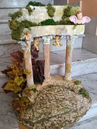 Scena Presepe Natalizio/Pasquale con Angeli