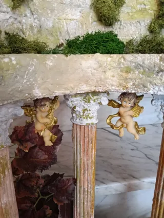 Scena Presepe Natalizio/Pasquale con Angeli