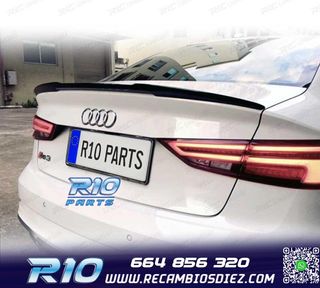 ALERON AUDI A3 8V SEDAN 12-20 LOOK RS3 ABS