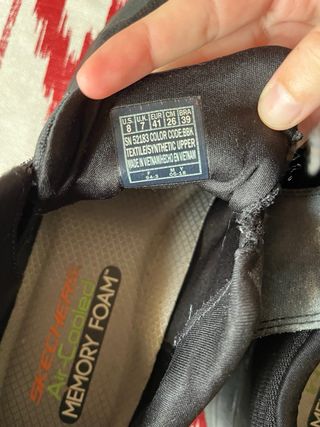 Deportivas Skechers Hombre Negras