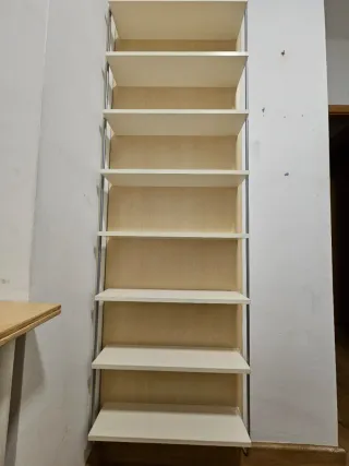 Estantería CD Ikea Blanca 203×60×16