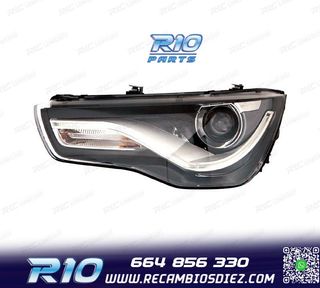 FARO IZQ XENON AUDI A1 10-14 DRL NEGRO