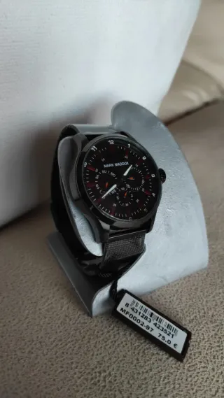 Reloj Time Force Plata y Azul Nuevo