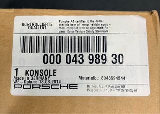 CONSOLA BOTONERA DE TECHO PORSCHE CAYENNE PANAMERA