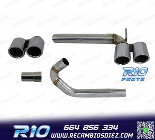 KIT ESCAPE BMW F30 F31 LOOK M3 COLAS DOBLES AMBOS LADOS