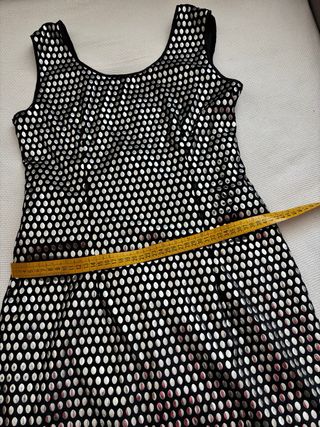 Vestido lentejuelas negro/plata