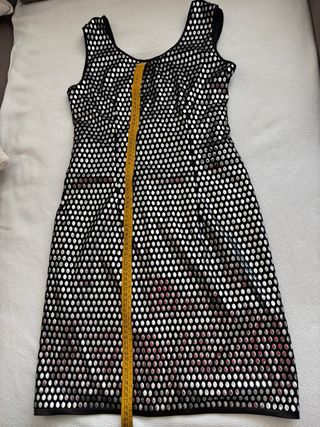 Vestido lentejuelas negro/plata