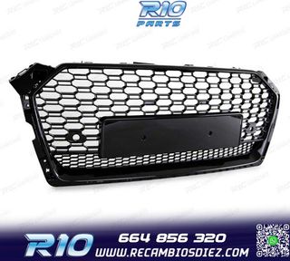 PARRILLA AUDI A5 16-19 LOOK RS5 QUATTRO NEGRO BRILLO
