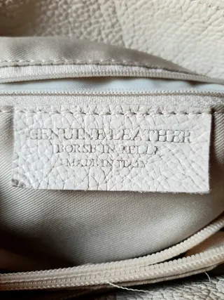 Bolso bandolera piel auténtica italiano