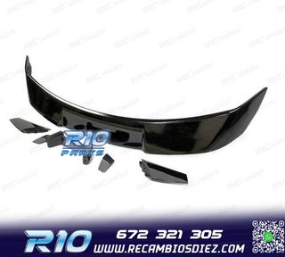 ALERON SPOILER FORD MUSTANG 15-23 LOOK GT500 NEGRO BRILLO