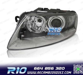 FARO XENON IZQ AUDI A6 C6 04-08 CROMO