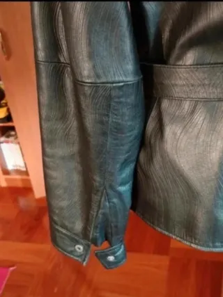 Giacca Versace Pelle Nera Donna Taglia L