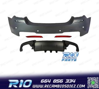 PARAGOLPES TRASERO BMW F10 10-13 LOOK M PDC