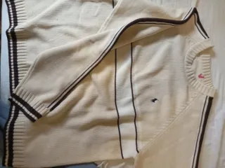 Jersey Polo Ralph Lauren Beige Rayas