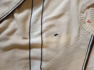 Jersey Polo Ralph Lauren Beige Rayas