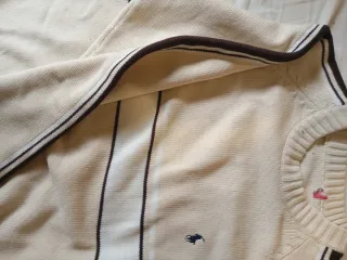 Jersey Polo Ralph Lauren Beige Rayas