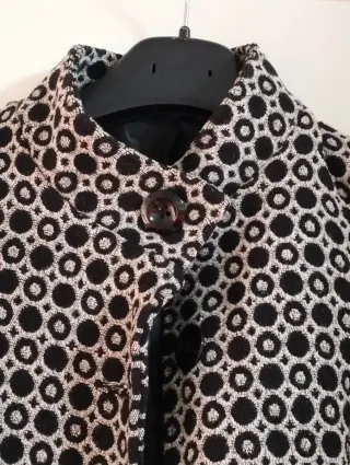 Blazer donna fantasia geometrica