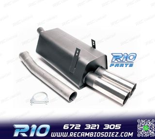 SILENCIOSO ESCAPE BMW SERIE 3 E36 L6 1991-1998 x2