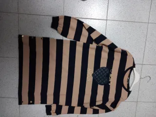 Vestido rayas corazón