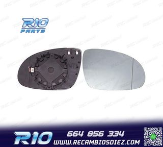 CRISTAL ESPEJO BASE DERECHO VOLKSWAGEN VW GOLF V 03-08