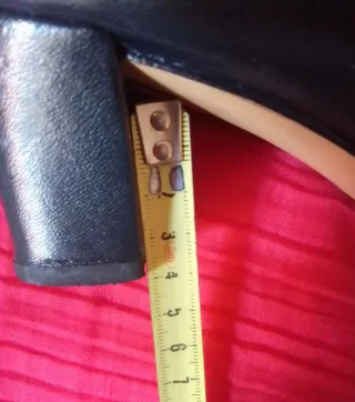 Zapatos piel azul  mujer