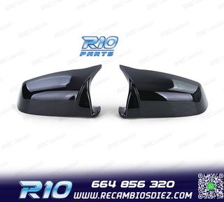CARCASAS ESPEJO BMW E60 E61 07-10 LOOK M NEGRO BRILLO