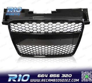PARRILLA AUDI TT 8J 06-14 LOOK RS NEGRO BRILLO