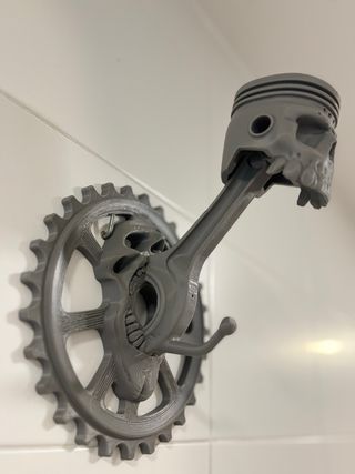 Soporte Casco Moto: Pistón y Plato