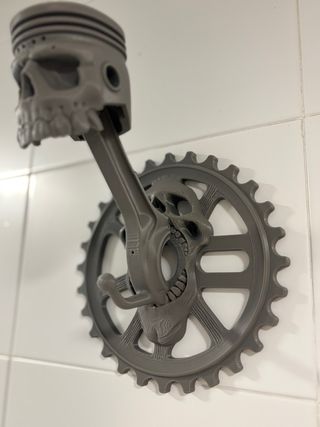 Soporte Casco Moto: Pistón y Plato