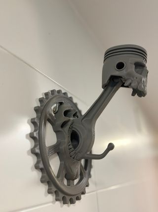 Soporte Casco Moto: Pistón y Plato