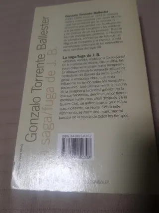 Torrente Ballester.  La saga . La fuga de JB