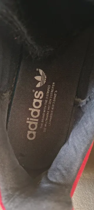 Adidas Campus Zapatillas Negras y Rojas talla 40