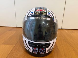 Casco NZI Infantil Diseño Calavera. Talla XXS