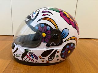 Casco NZI Infantil Diseño Calavera. Talla XXS