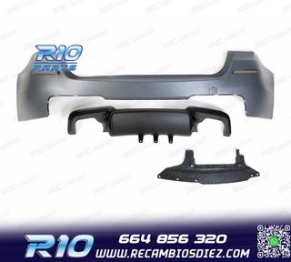PARAGOLPES TRASERO BMW F11 10-17 LOOK M5 DOBLE SALIDA