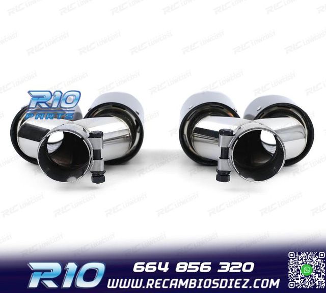 COLAS ESCAPE BMW LOOK M PERFORMANCE CROMO CARBONO