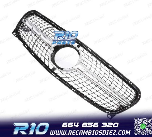 PARRILLA MERCEDES CLASE GLA X156 AMG 15-17 LOOK DIAMOND SILV