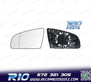 CRISTAL ESPEJO BASE IZQUIERDO AUDI A3 8P 03-08