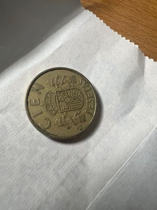 Moneda 100 Pesetas Juan Carlos I 1982
