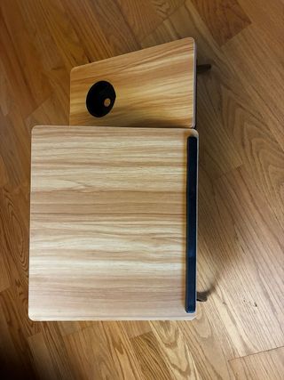 Mesa Cama/Sofá Plegable Madera y Metal