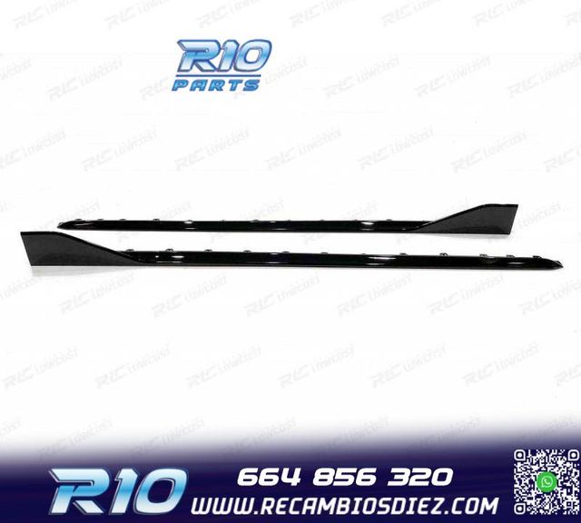 TALONERAS BMW F40 19- LOOK M PERFORMANCE NEGRO BRILLO