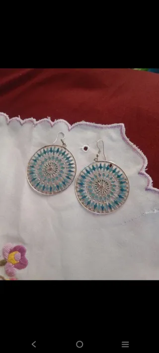 Orecchini vintage smaltati