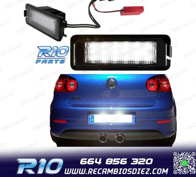 LUCES DE MATRÍCULA LED PARA SEAT - VW