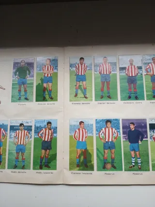 Álbum cromos fútbol 1969