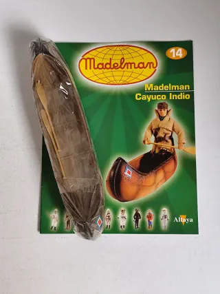 Madelman Cayuco Indio y Trampero