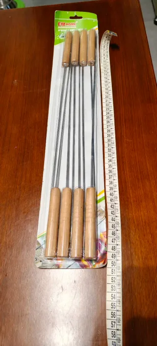 Spiedini EM HOME in metallo e legno