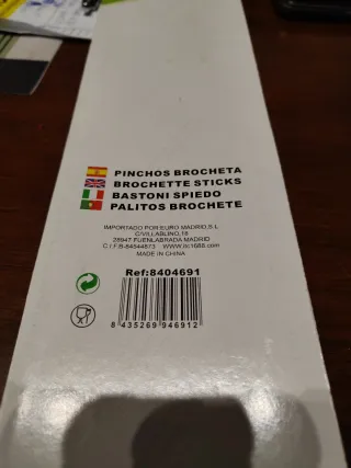 Spiedini EM HOME in metallo e legno