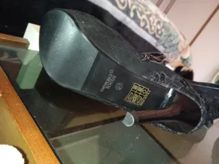 Stivali donna neri con pizzo