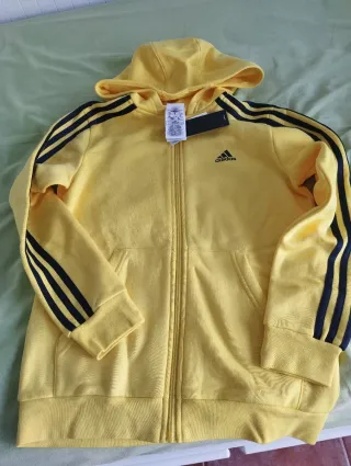 Sudadera Infantil Adidas Amarilla. SIN ESTRENAR.