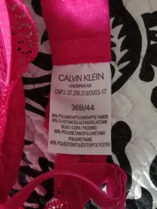 Sujetador Calvin Klein Rosa Encaje
